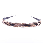 Elastic French style Crystal Hair band for Women and Girls