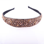 Elastic French style Crystal Hair band for Women and Girls