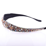 Elastic French style Crystal Hair band for Women and Girls