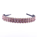 Elastic French style Crystal Hair band for Women and Girls