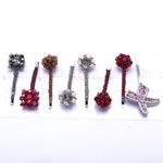 Classic Crystal Beads Bobby Pin