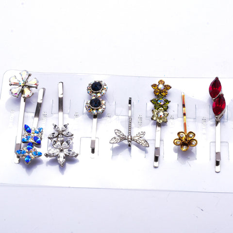 Crystal Assorted shape Bobby pin