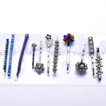 Crystal Assorted shape Bobby pin