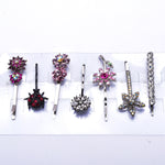 Crystal Assorted shape Bobby pin