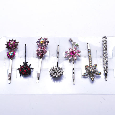 Crystal Assorted shape Bobby pin