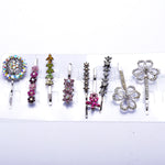 Crystal Assorted shape Bobby pin