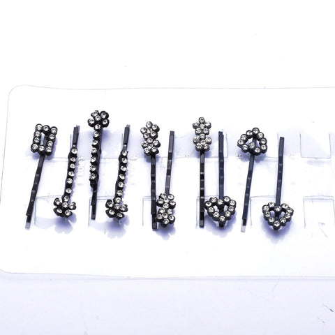 Crystal Assorted shape Bobby pin