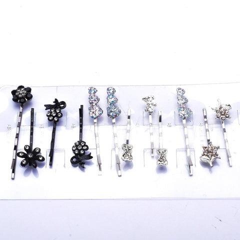 Crystal Assorted shape Bobby pin