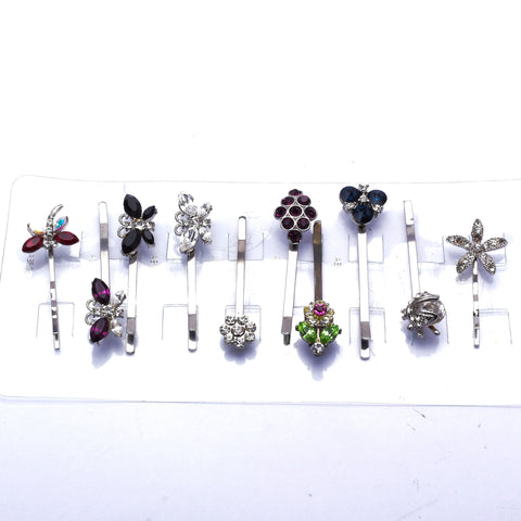 Crystal Assorted shape Bobby pin