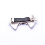 French style Acrylic Ribbon Hair Barrette