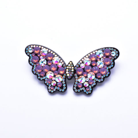 Fancy Acrylic Butterfly Hair Barrette