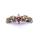 Elegant flower fancy Crystal Barrette