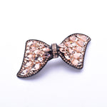 Fancy  Acrylic Bow-tie Hair Barrette