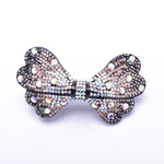 Fancy High quality Acrylic  & Crystal Bow-tie Hair Barrette