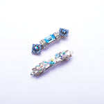 Elegant Swarovski Fancy crystal Hair barrette( 2 pcs/ pack )