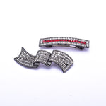 Elegant Swarovski Fancy crystal Hair barrette( 2 pcs/ pack )