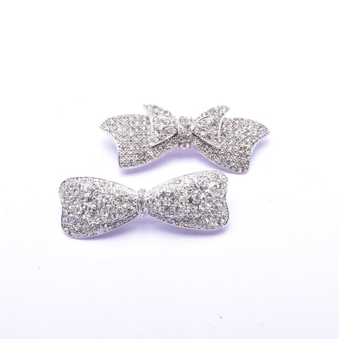 Elegant Swarovski crystal Hair barrette( 2 pcs/ pack )