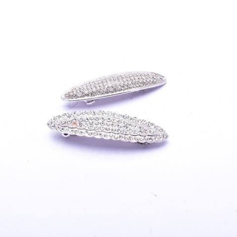 Elegant Swarovski crystal Hair barrette( 2 pcs/ pack )