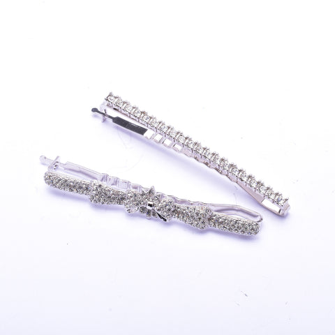 Elegant Swarovski crystal Hair Clip( 2 pcs/ pack )