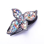 French style Acrylic Flower leaves Hair Clip