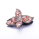 French style Acrylic Flower leaves Hair Clip