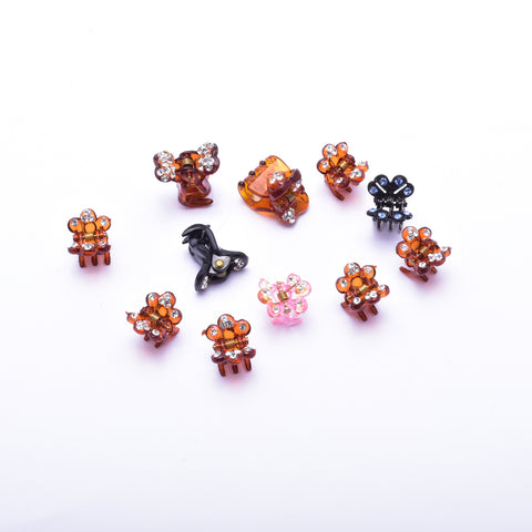 Small Hair Claw clip for Woman & Girls ( 11 pcs/pack)