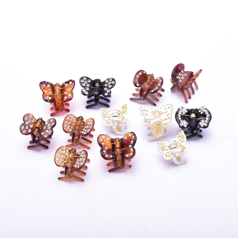 Non slip Small Hair Claw clip for Woman & Girls (12pcs/pack)