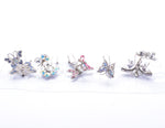 Butterfly & Dragon Fly Crystal Small Alligator Hair Clip (5 PCS / Pack)