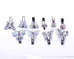 Butterfly Crystal Small Alligator Hair Clip (10 PCS / Pack)