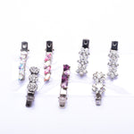 Assort Fancy Crystal Small Alligator Hair Clip (7 PCS / Pack)