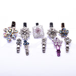 Assort Fancy Crystal Small Alligator Hair Clip ( 10 pcs / Pack)