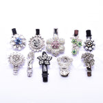 Assort Fancy Crystal Small Alligator Hair Clip ( 10 pcs / Pack)