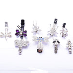 Assort Insect Fancy crystal small Alligator Hair Clip ( 9 pcs / Pack)