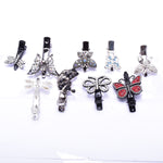 Assort Insect Crystal Small Alligator Hair Clip (9 PCS / Pack)