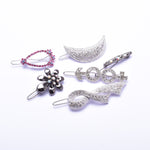 Elegant Swarovski crystal Hair Clip( 6 pcs/ pack )