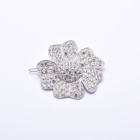 Elegant Swarovski crystal Flower Hair Clip