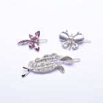 Elegant Swarovski crystal Hair Clip( 3 pcs/ pack )