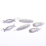 Elegant Swarovski crystal Hair Clip( 6 pcs/ pack )