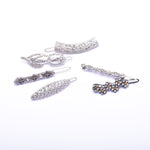 Elegant Swarovski crystal Hair Clip( 6 pcs/ pack )