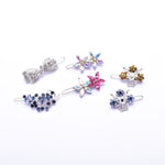 Elegant Swarovski crystal Hair Clip( 6 pcs/ pack )