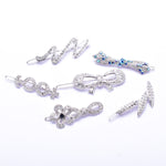 Elegant Swarovski crystal Hair Clip( 6 pcs/ pack )