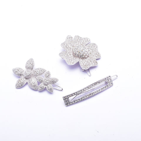 Elegant Swarovski crystal Hair Clip( 3 pcs/ pack )