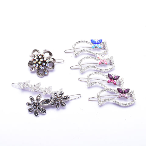 Elegant Swarovski crystal Hair Clip( 7 pcs/ pack )