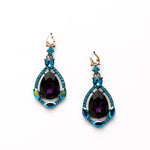 Vintage Crystal Teardrop Earrings_18 colors