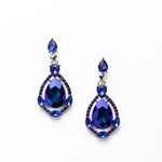 Vintage Crystal Teardrop Earrings_18 colors