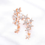 Cute Sparkling Star Crystal Earring_2 colors