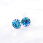 Charming Round Crystal Stud Earring_5 colors