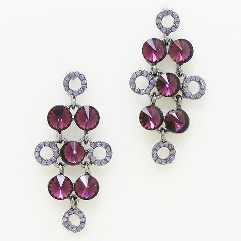 Flattering Crystal Dangle Earring_2 colors