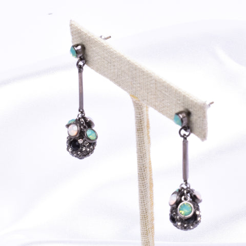 Charming Ball Dangling Fancy Crystal Earring_2 colors