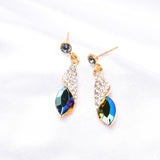 Elegant Marquise shape drop Crystal Earring_8 colors